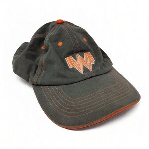 Whataburger Cotton Crew Baseball Cap Adjustable Hat Streetwear Minimalist 00s